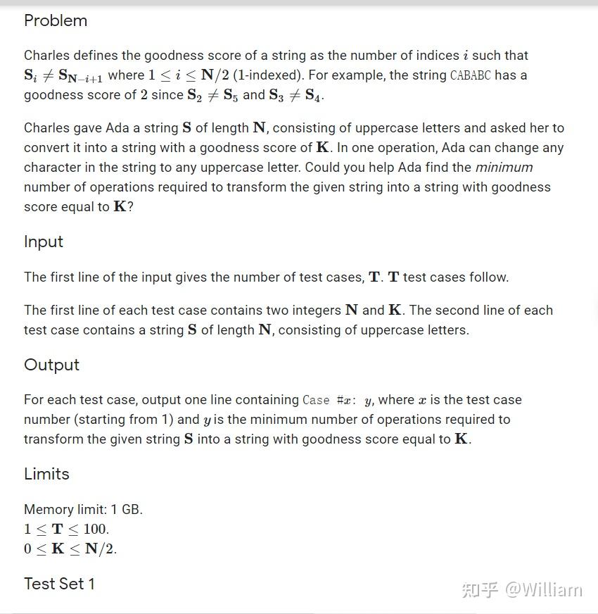 Google Kick Start round A 知乎