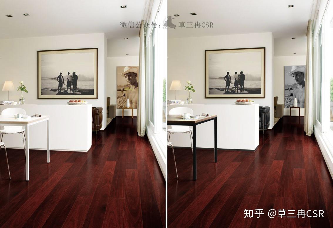 新中式风格红色木地板装修案例 红色木地板搭配-地板网