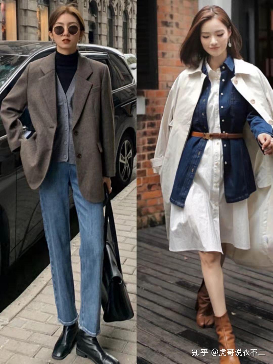 这个秋季火了一种穿法叫三明治叠穿法40岁后穿保暖又时尚