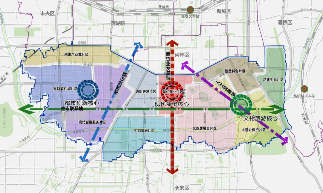 西安高新区规划图2020图片
