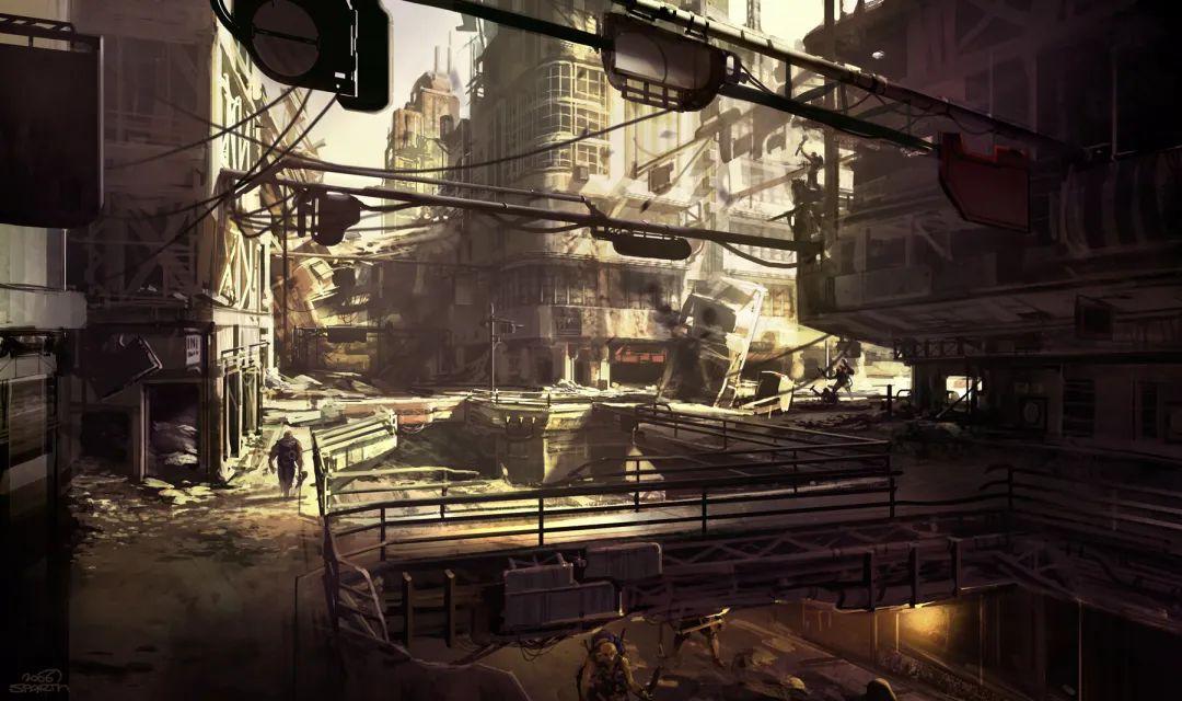 建模参考丨末日废土风格建筑场景素材第7期