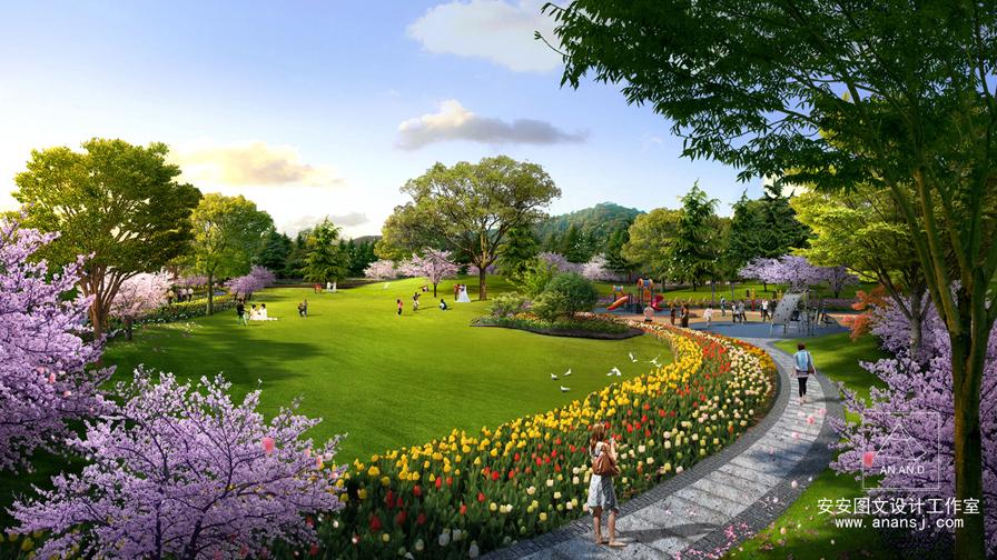 园林景观效果图中植物要如何选择呢