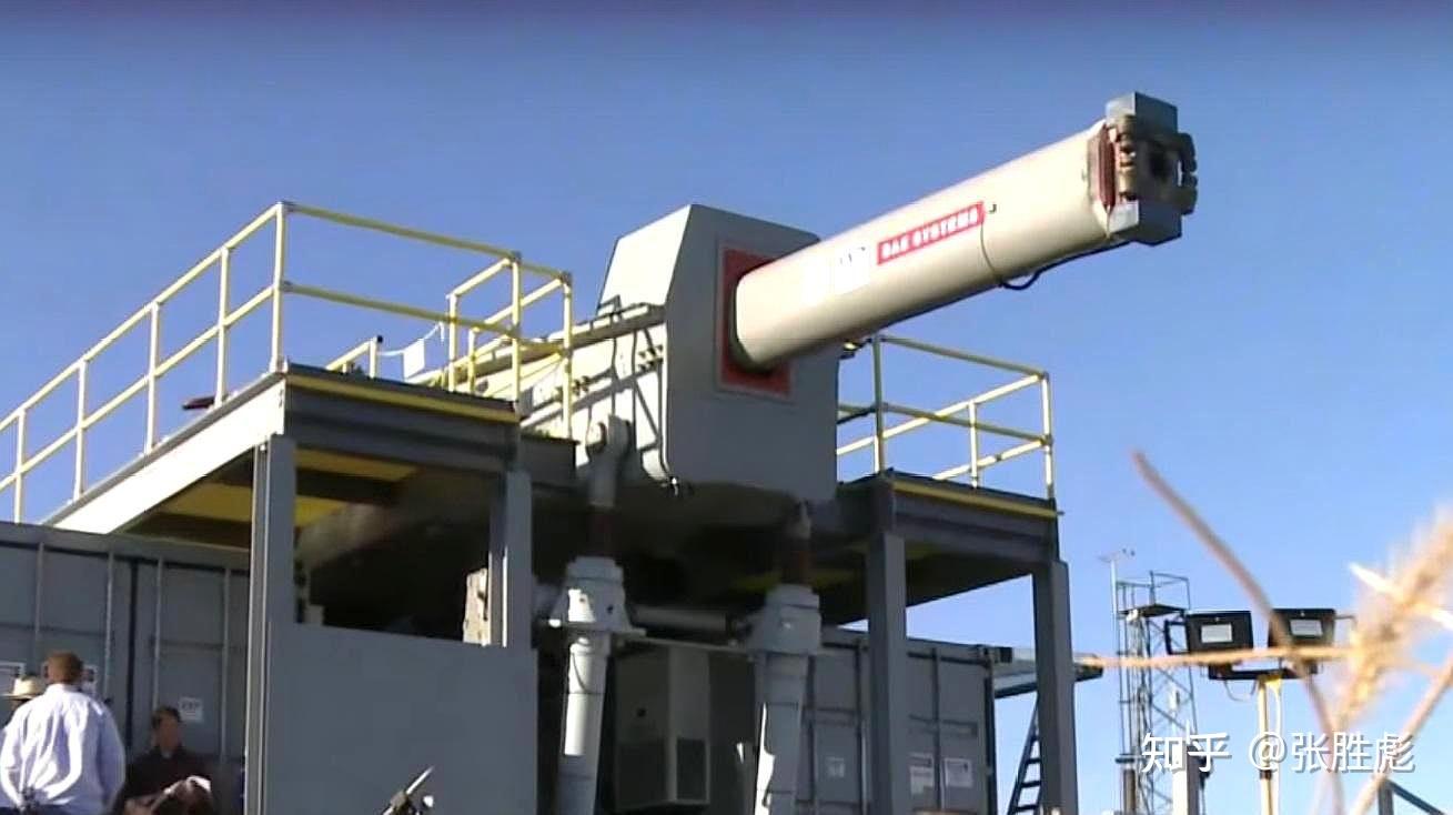 电磁轨道炮,一种动能武器第二,激光的弹道是在是太直了,尽管在大气中