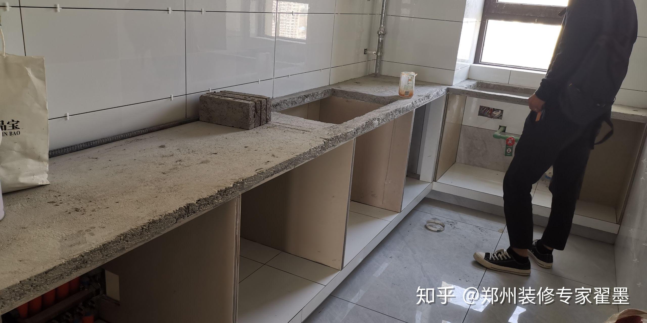 砖砌橱柜这样做更加稳妥郑州也可以做