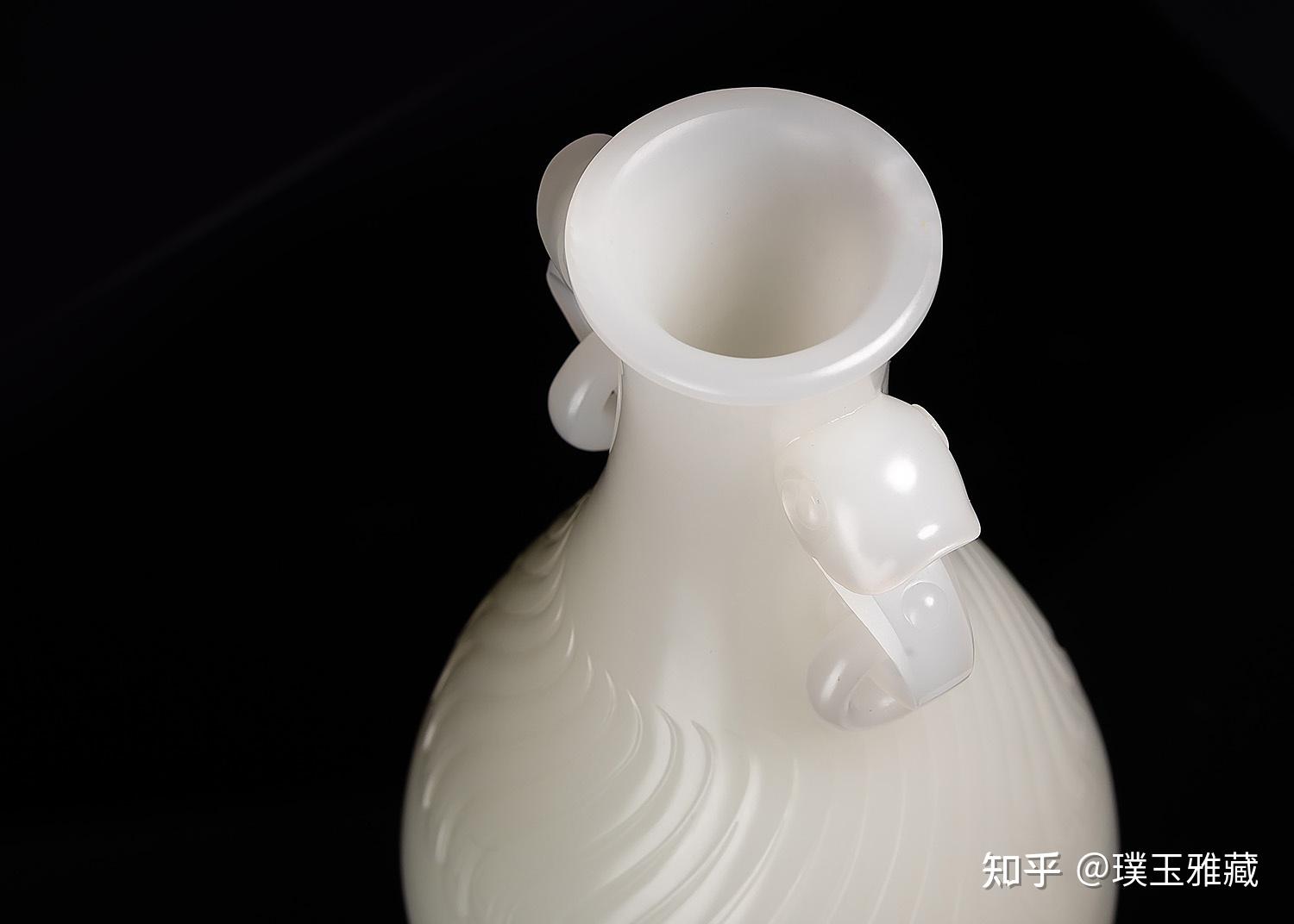 「璞玉雅藏」薄胎器皿 双耳如意瓶 苏工玉雕大师瞿利军作品 - 知乎