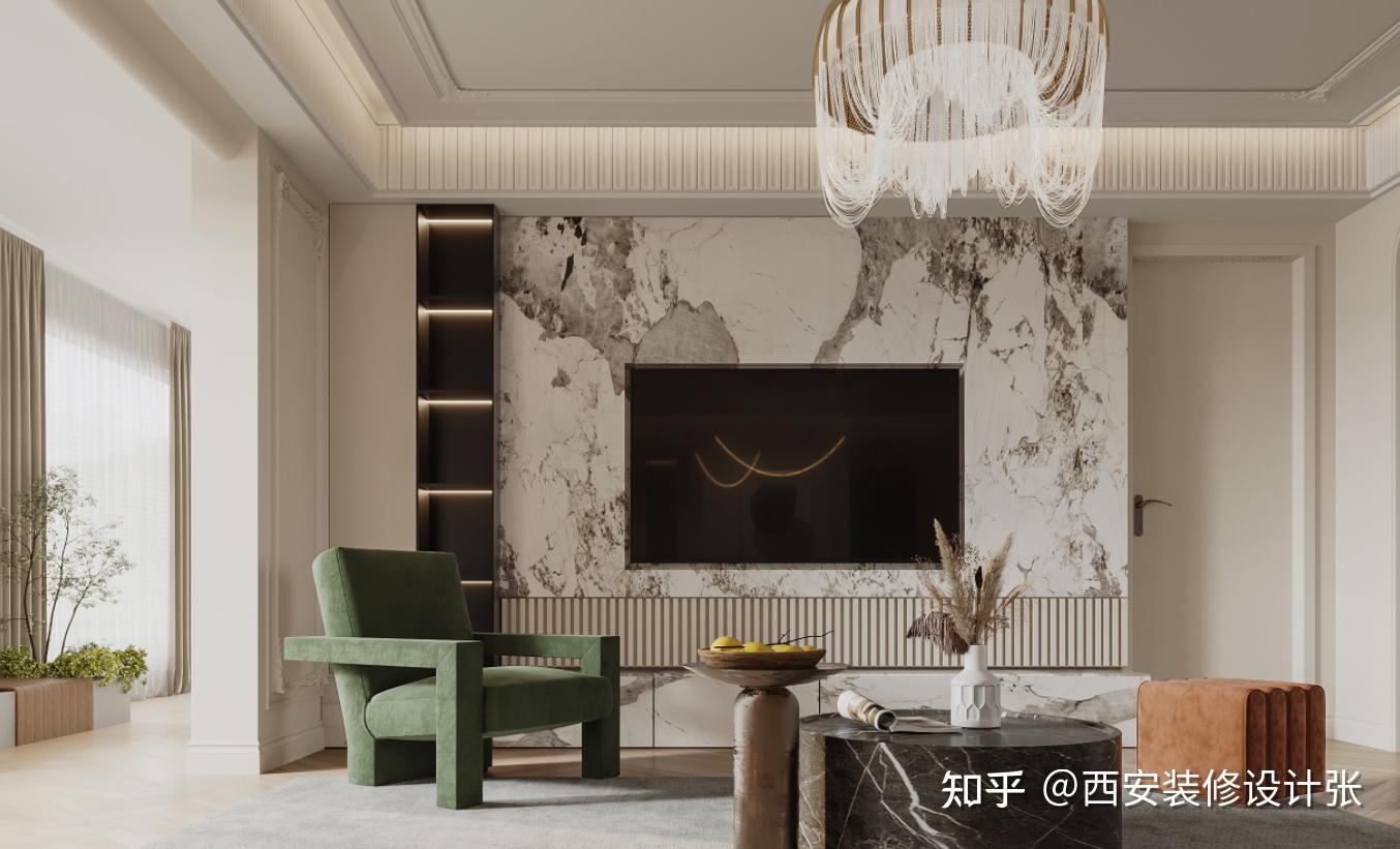 20 分享 || 莫兰迪色系现代轻奢风格 .