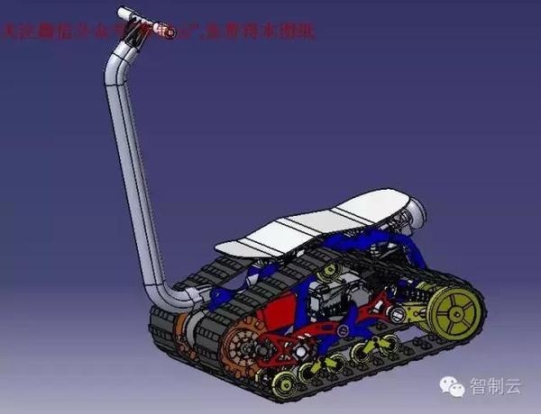 仿dtv Shredder全地形履带滑板车三维设计图纸 知乎