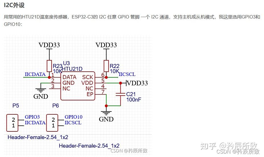 Esp32 c3 i2c sht21 