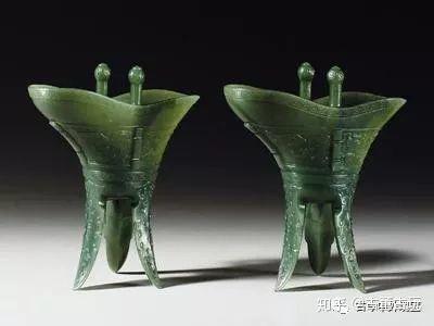 汝瓷绿釉高爵杯　酒器 爵杯 古玩 旧家収蔵 爵 陶芸　古美術品 汝瓷绿釉高爵杯 酒器 爵杯 古玩 旧家収蔵 爵 陶芸