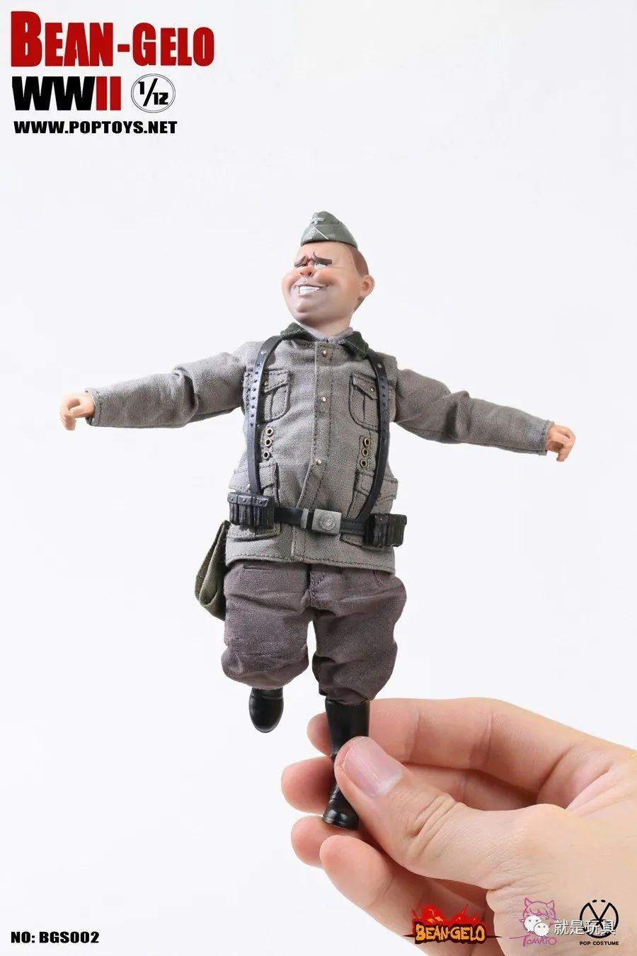 poptoys112大头兵用诙谐幽默画风演绎另类wwii