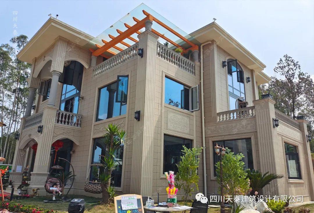 成都龙泉自建三层欧式乡村别墅，乡村民宿完工实景，农村建别墅 - 知乎