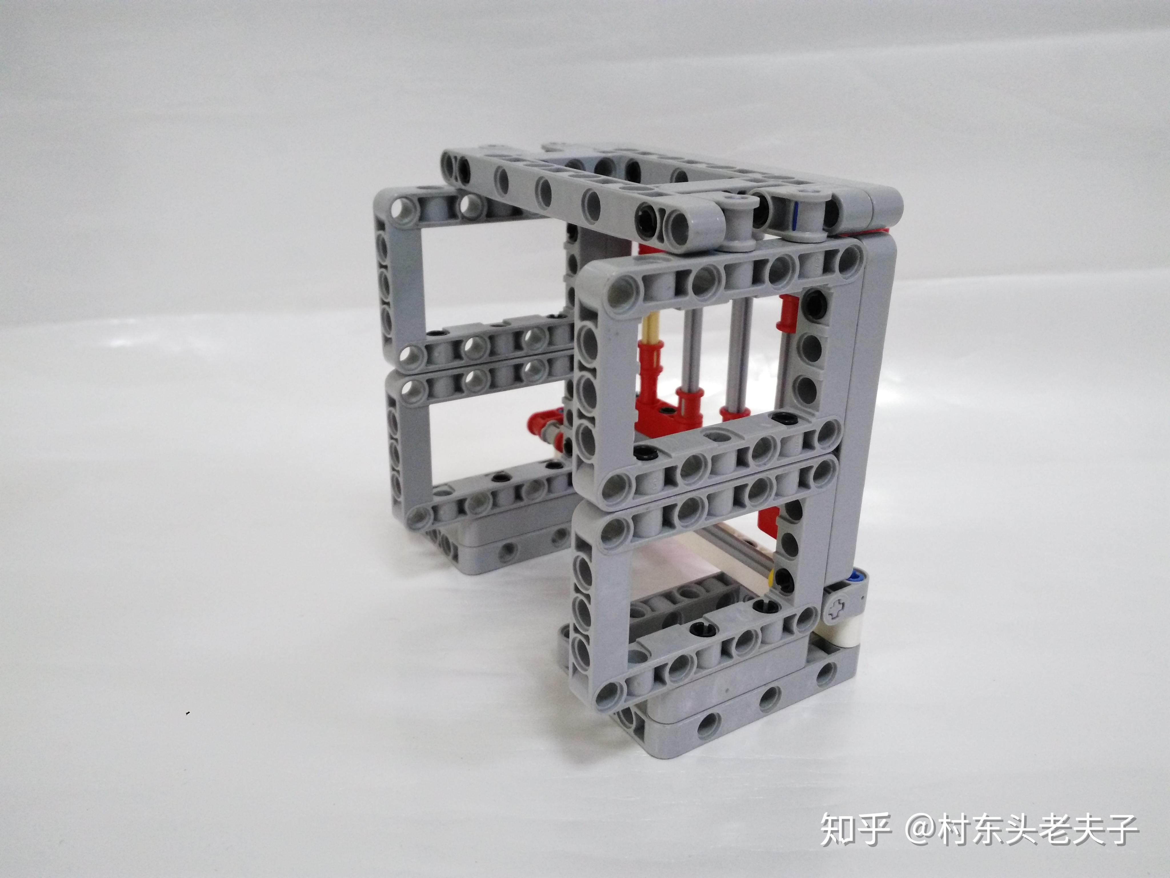 360多图解读乐高机械结构旋转折叠门