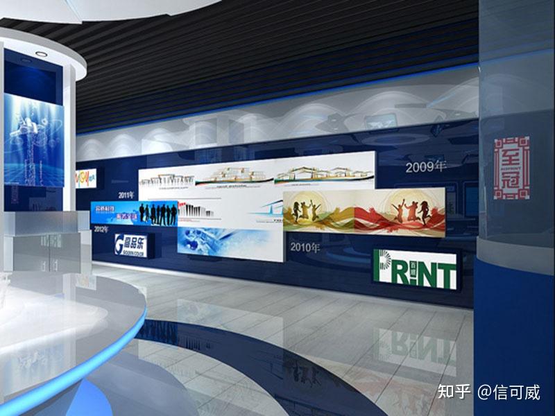 欣赏|15个高质量企业展厅设计案例合集 - 知乎