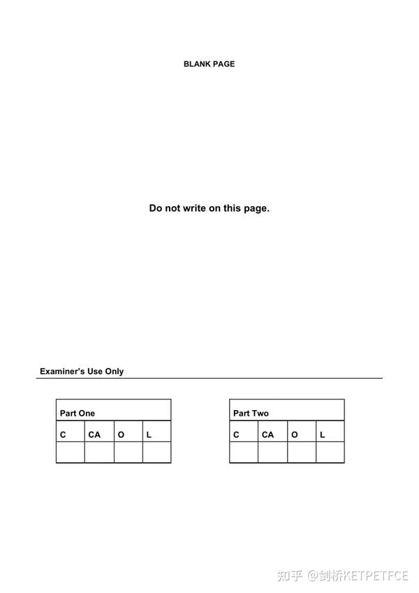 剑桥英语 B2 First（FCE）答题卡（下载及填涂建议） - 知乎