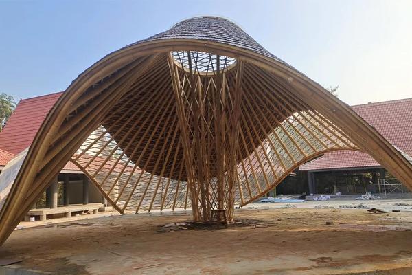 盘点2022年部分完工案例分享 特色竹建筑 竹亭 竹编项目等 - 知乎