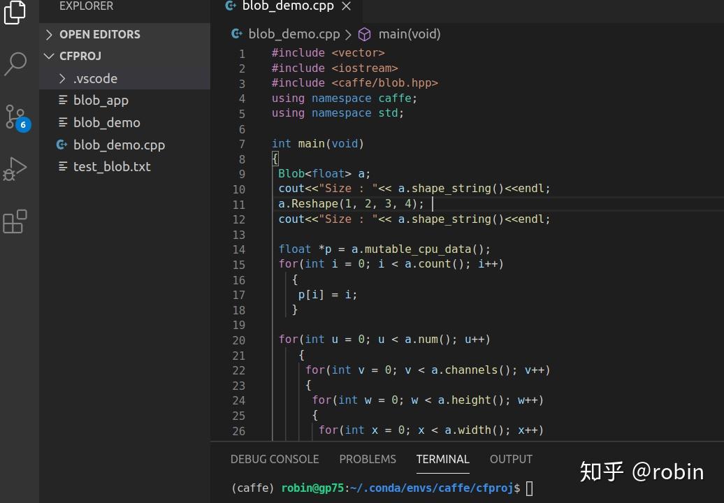 VSCODE Caffe vscode-caffe