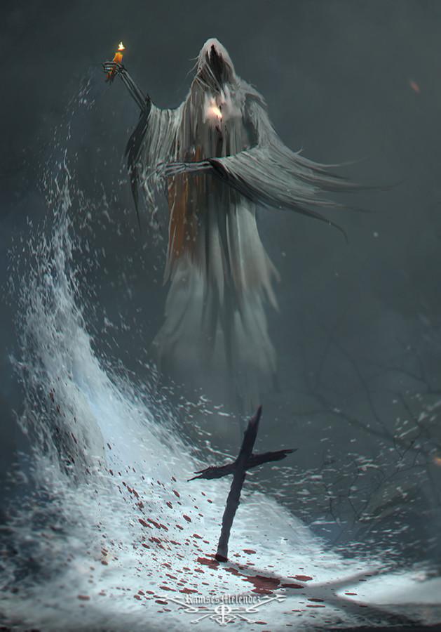 超酷的各种幽灵原画这可能就是我们内心的那些幽灵吧