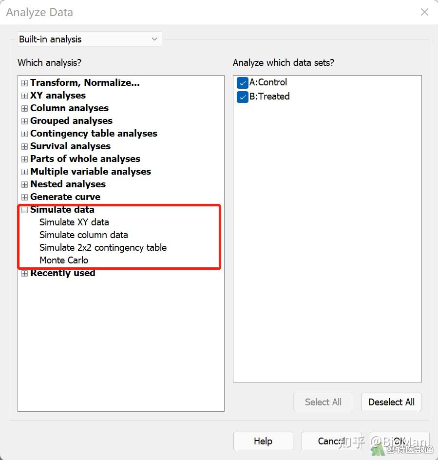 GraphPad常见统计分析方法 知乎