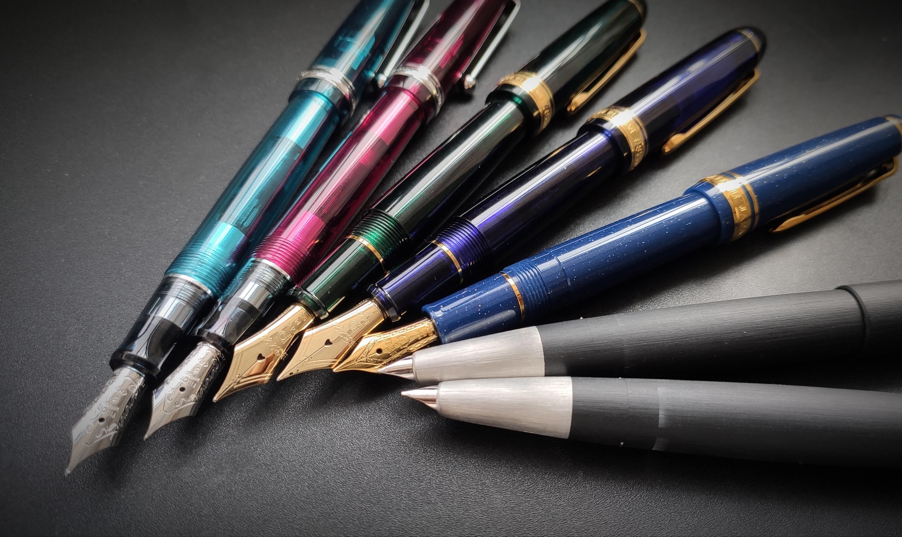 百乐74白金3776写乐14k凌美2000看了这篇文章再也不用为选谁发愁了