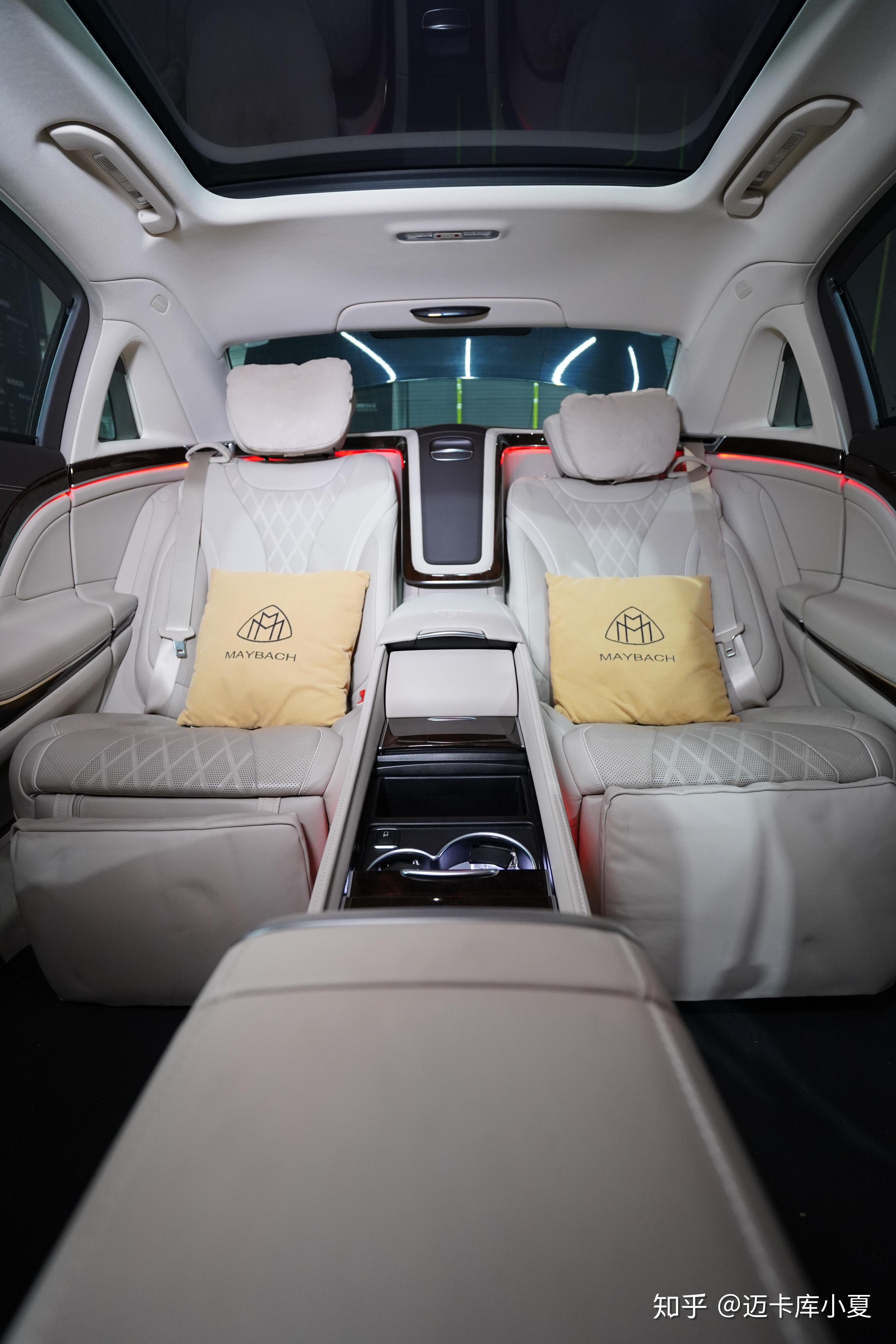 迈巴赫s400改四座行政座椅老车再改别有一番风味