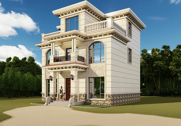 江西省南昌市进贤县三层欧式风格别墅设计方案