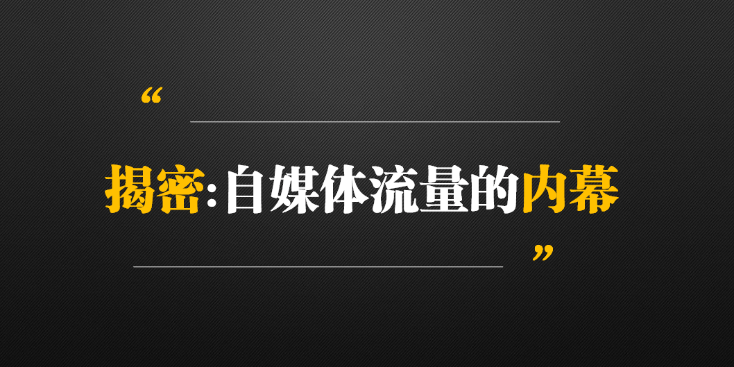 陈金凌揭开自媒体流量的内幕