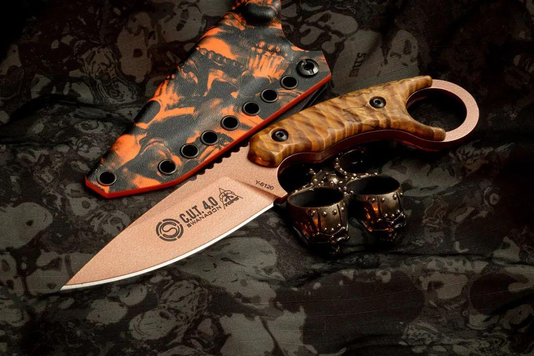 美国topsknives尖端战术cut40combatutilitytool战斗实用karambit刀