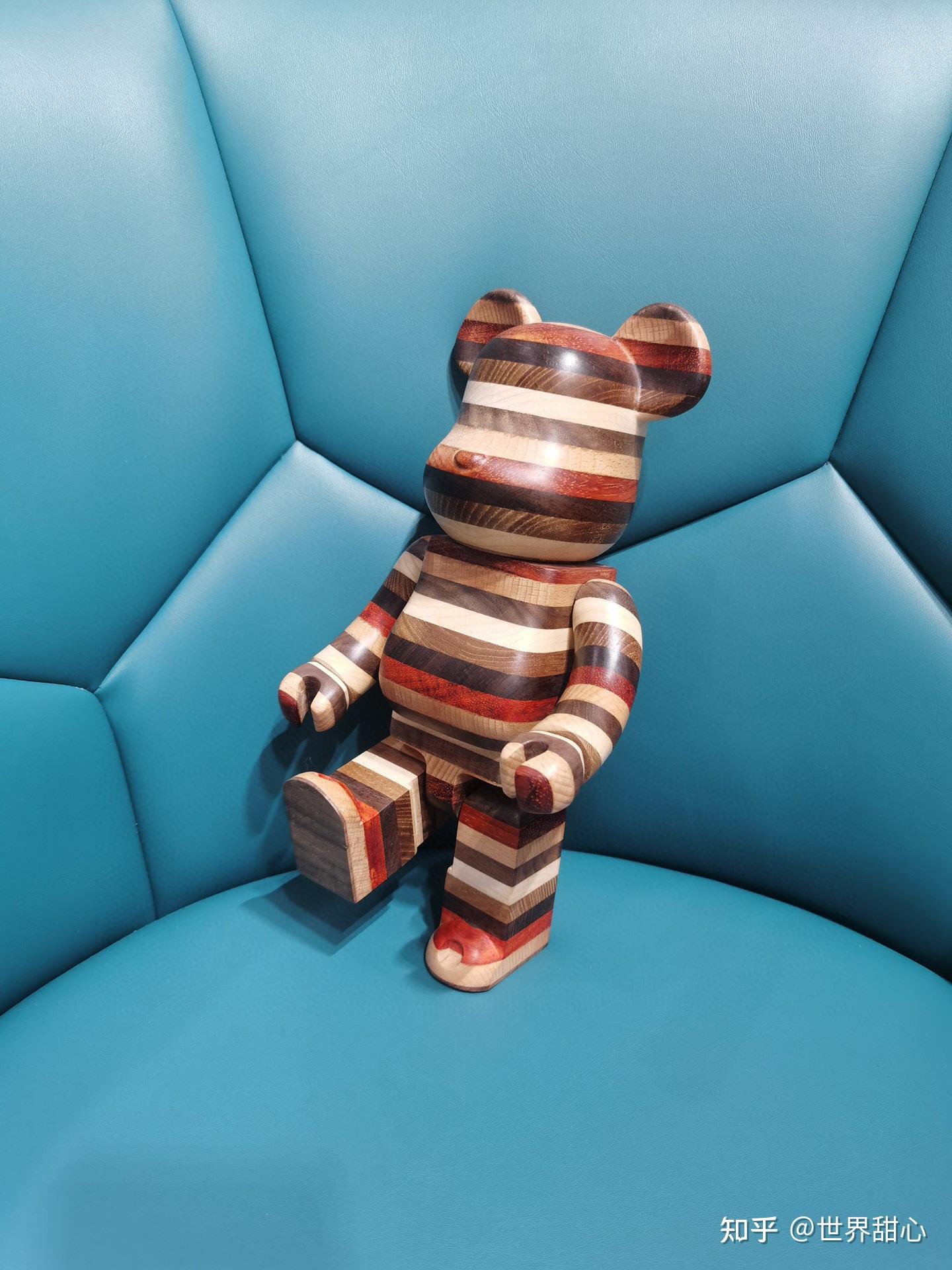 bearbrick70karimoku积木熊02联名限定木制