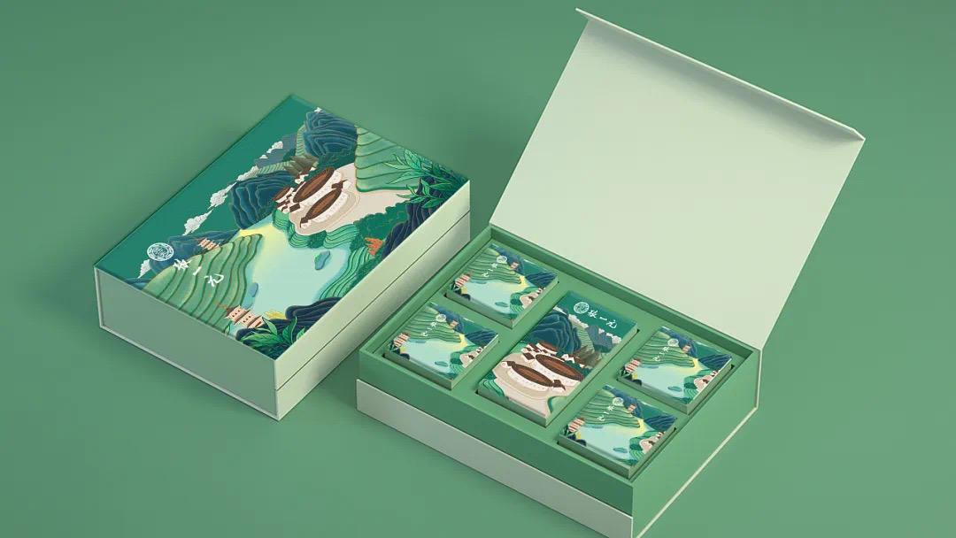 包装设计|插画风的茶叶包装设计,简直是"颜控党"的福利!