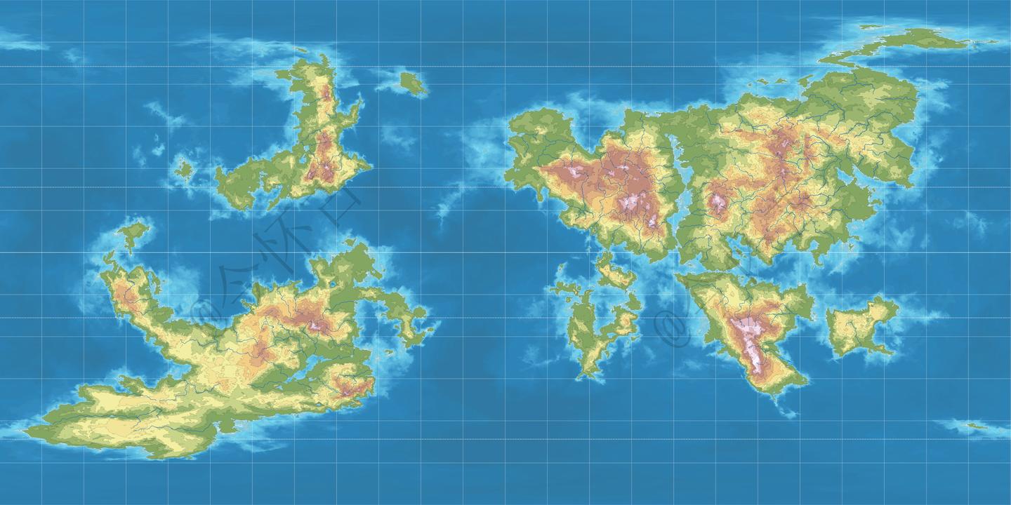 架空世界地图分享4 知乎