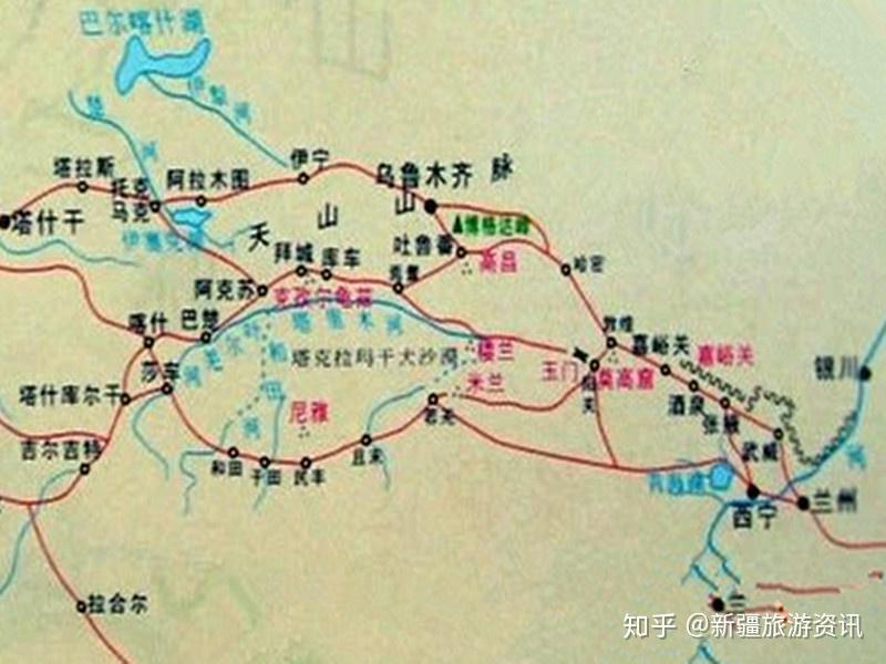 新疆的三条古"丝绸之路"