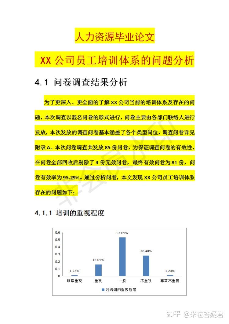 人力資源管理專業畢業論文如何寫關於員工培訓體系方向包含數據分析