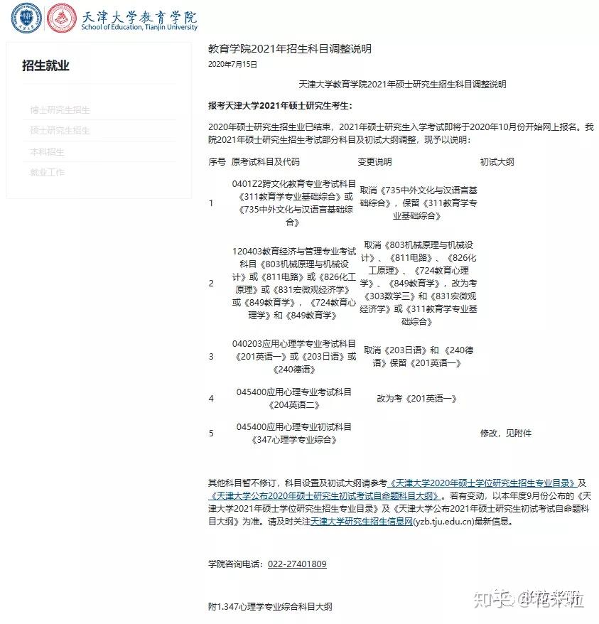 2021南開天津大學清華中國政法中國科學院大學心理學考研招生詳情