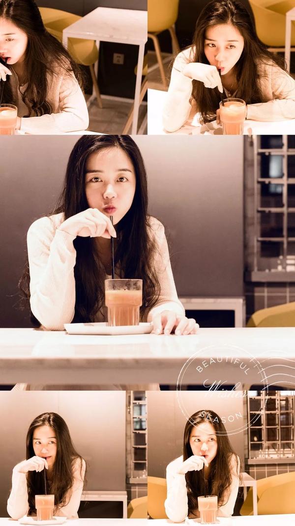 摄影大南山咖啡馆的文艺人像