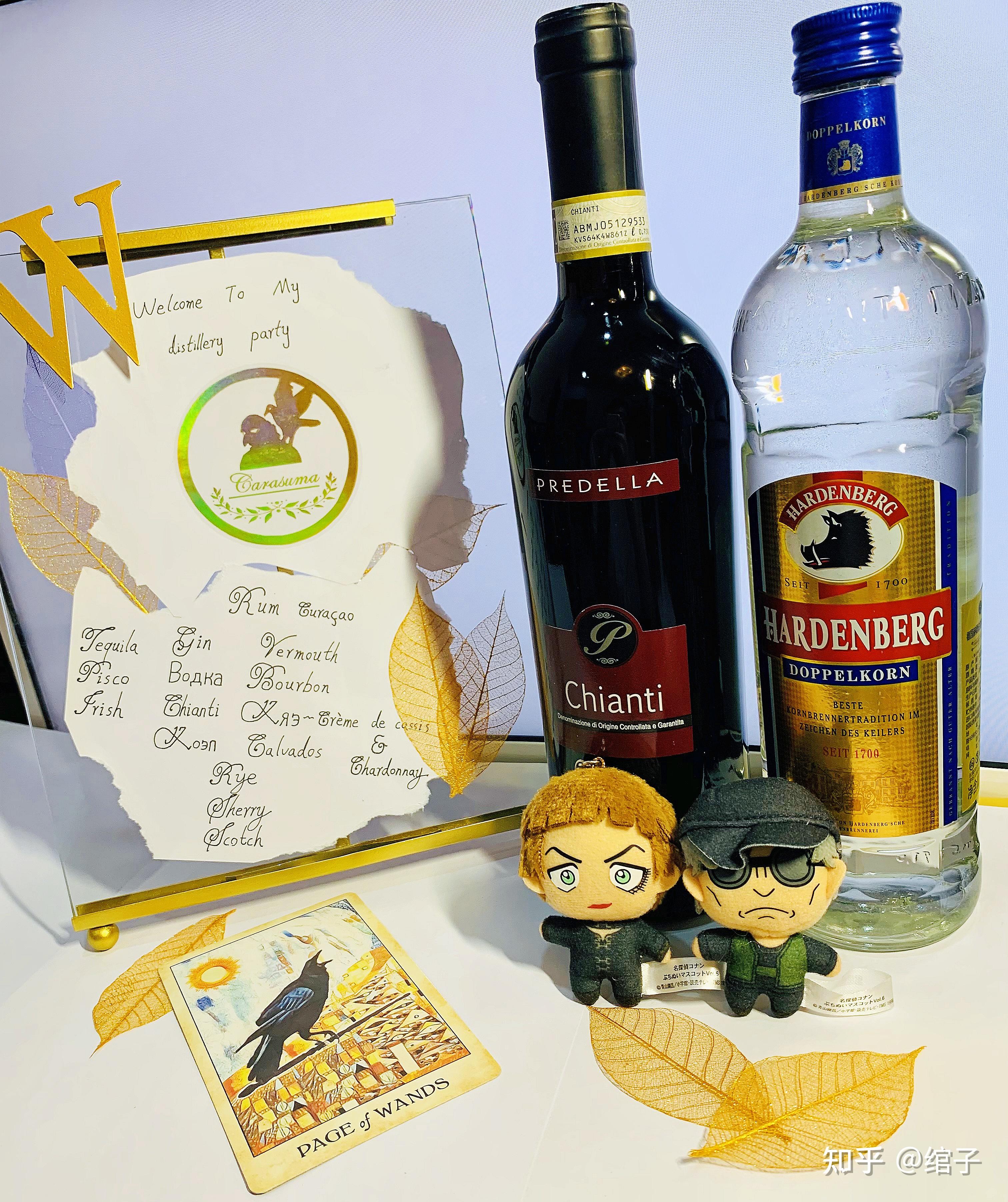 名侦探柯南里黑衣组织酒厂的代号