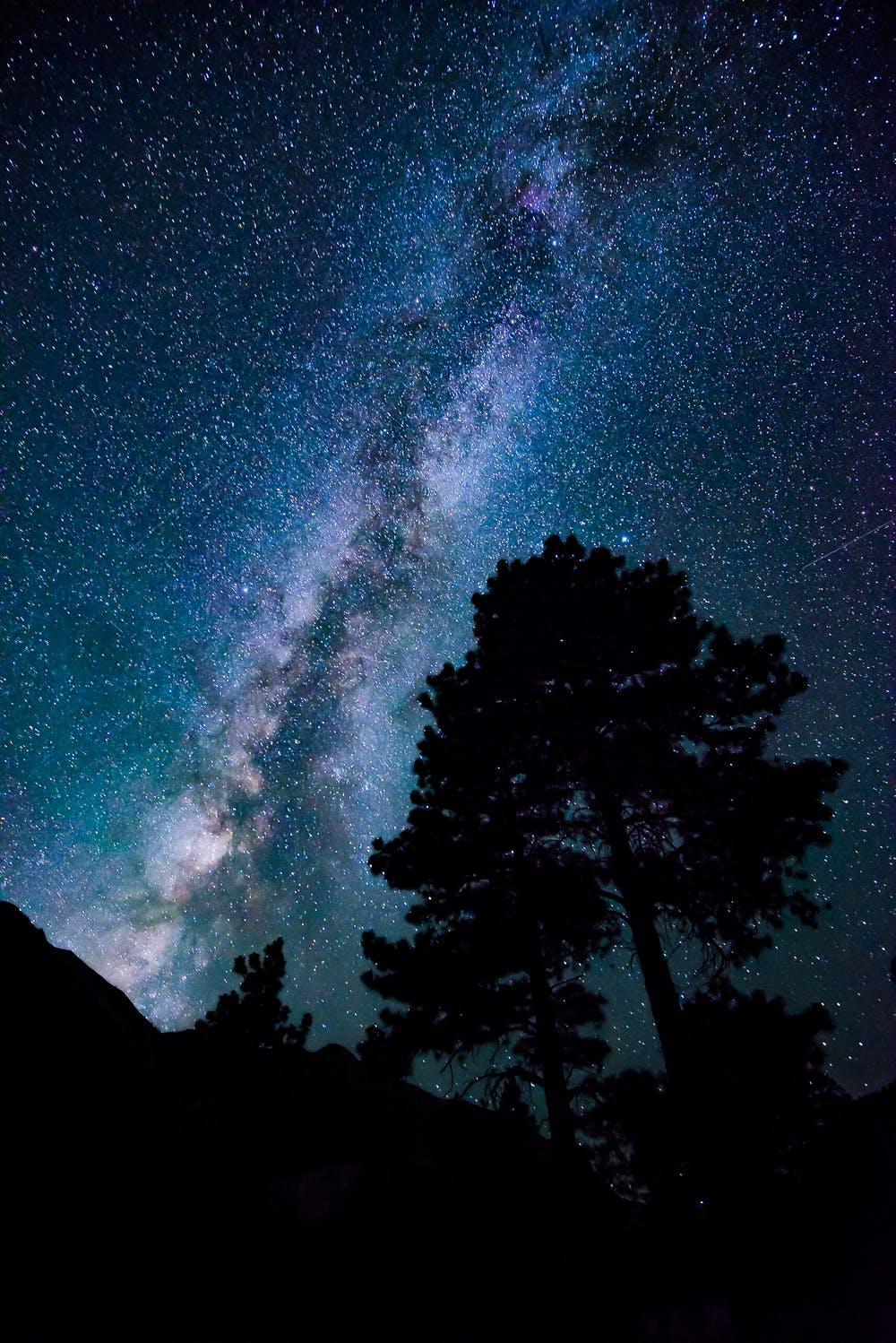 手机微信壁纸屏保背景图星空篇竖图