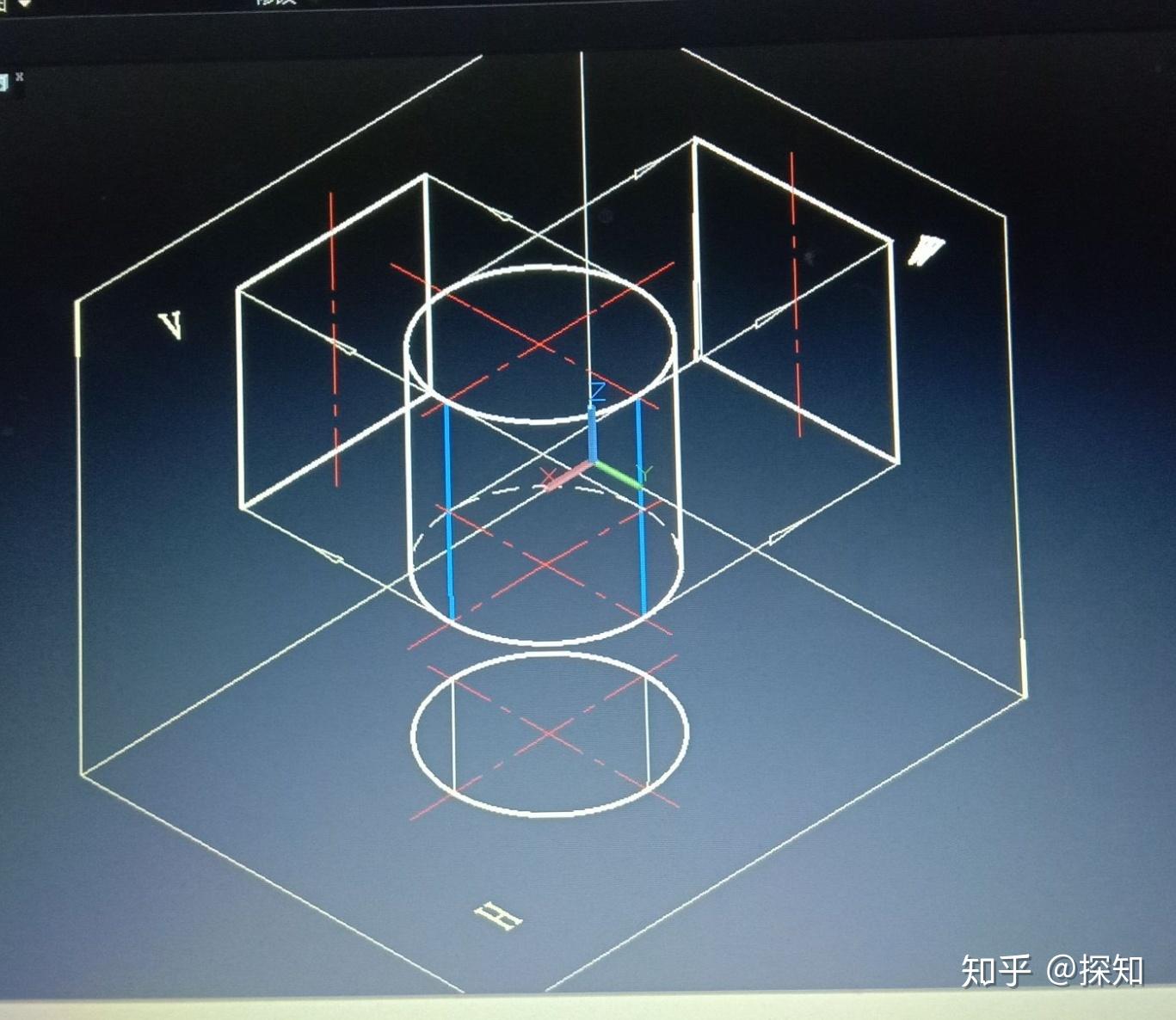 投影图怎么画图片