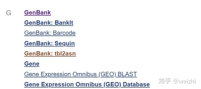 NCBI之GenBank详细介绍 - 知乎