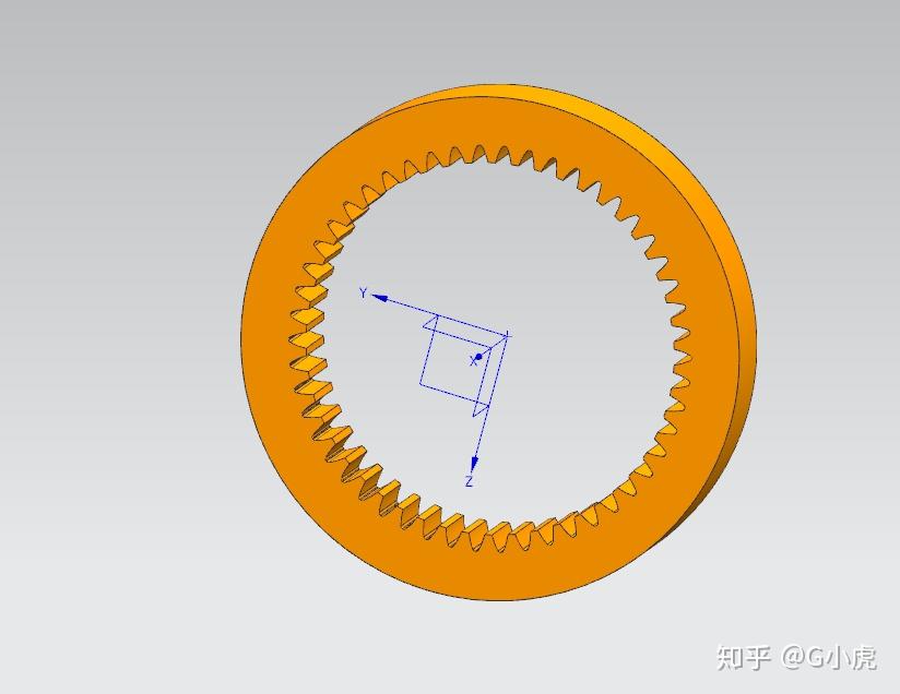 ug如何快速画齿轮(外啮合齿轮与内啮合齿轮)