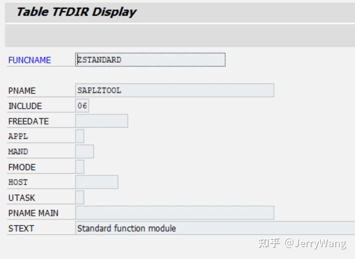sap-abap-tfdir