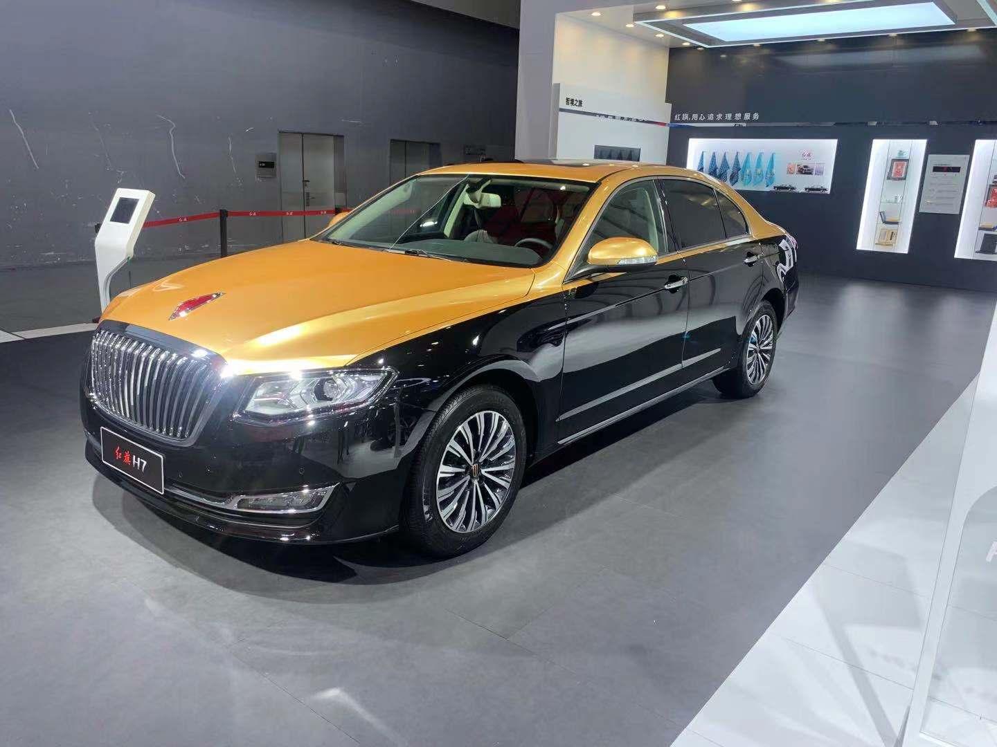 2020年广州车展,红旗h7,双色车身非常有奢华气场,后轮驱动 - 知乎