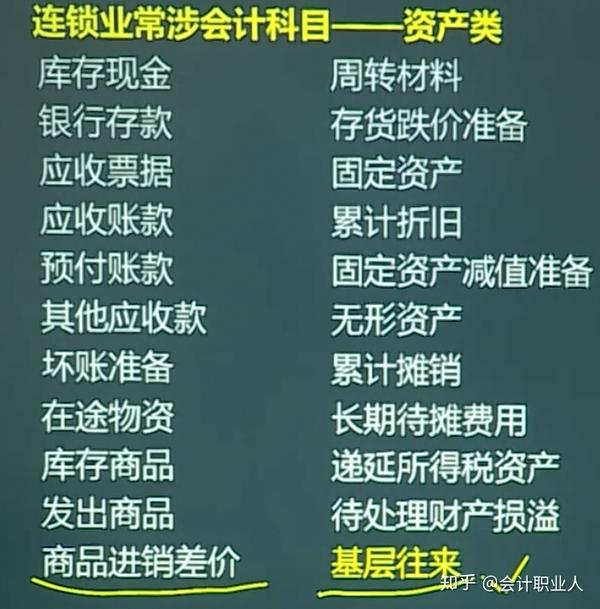 连锁业会计账务处理怎么做 全网搜