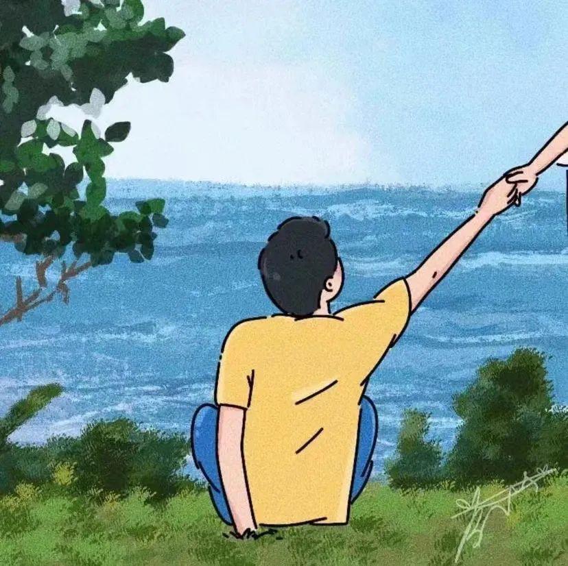 情头超适合夏天的情侣头像