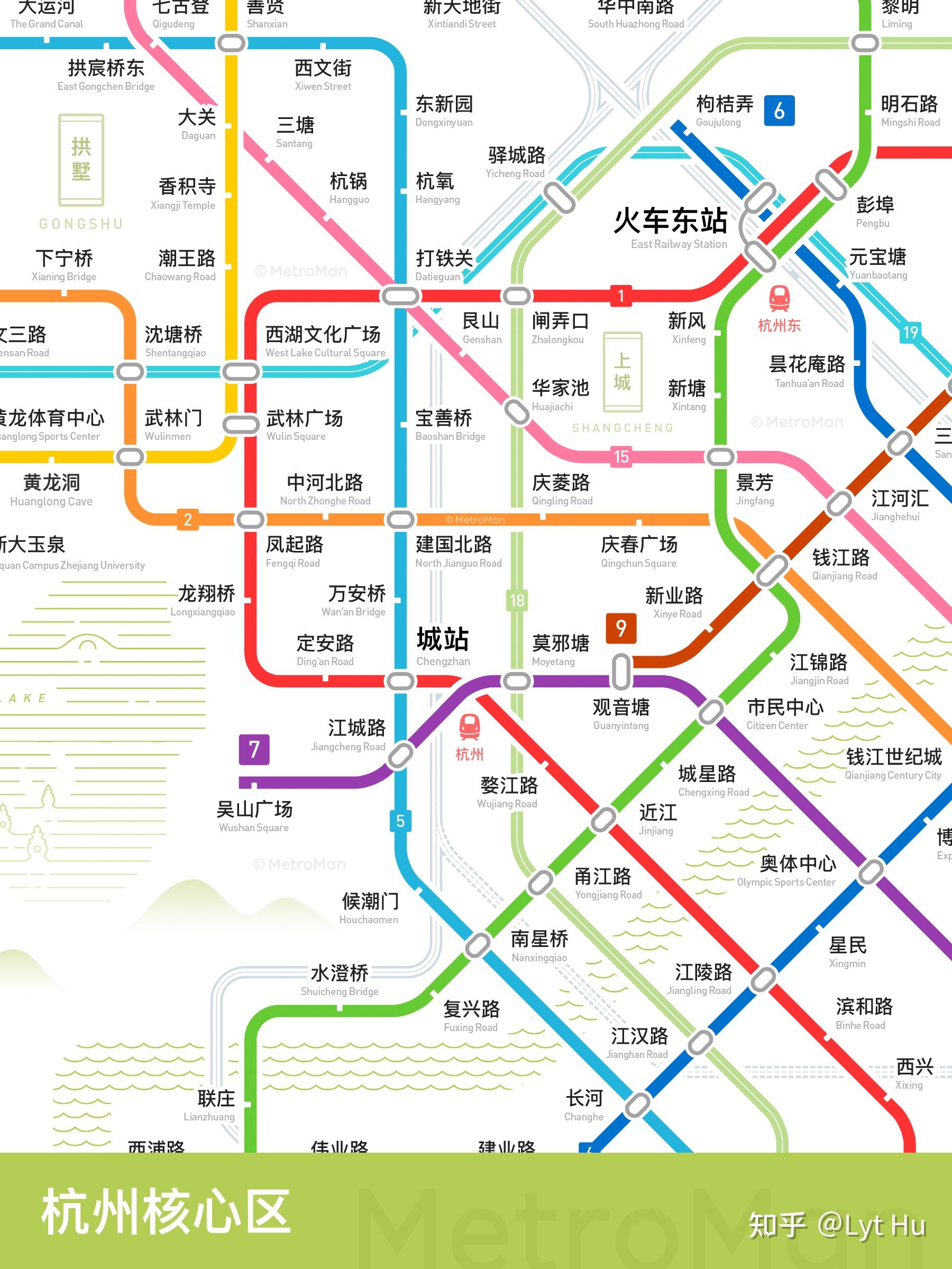 杭州轨道交通线路图四期地铁建设规划