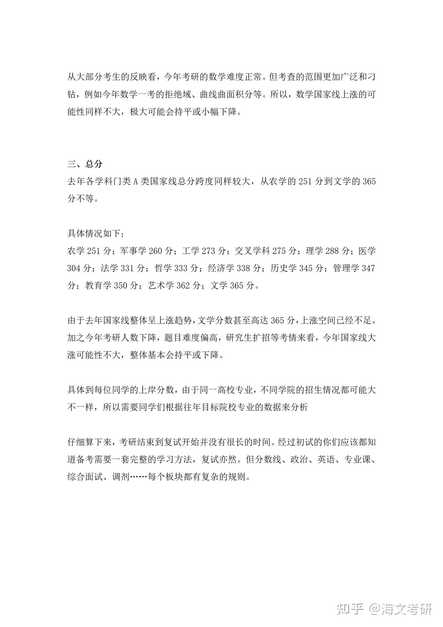 考研分数线汇总!今年要考多少分才能上岸 - 知乎