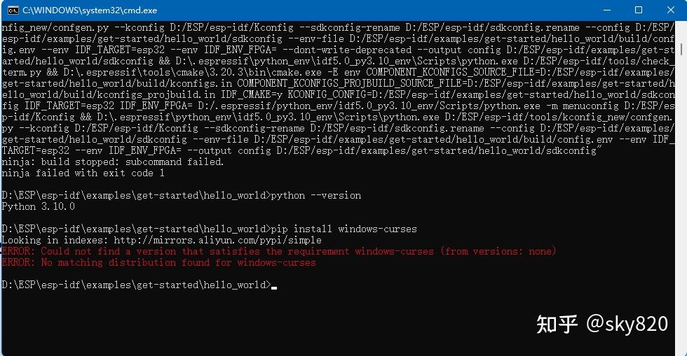 记录一下升级python导致windows-curses安装不成功 - 知乎