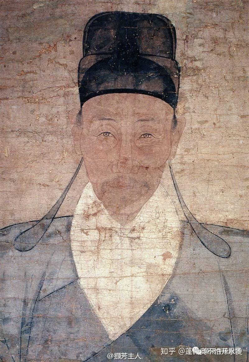 佚名士人像做出来差不多这样三加幞头公服.