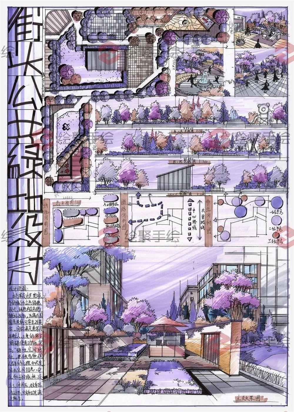 绘聚手绘23寒假-景观手绘提高班 - 知乎