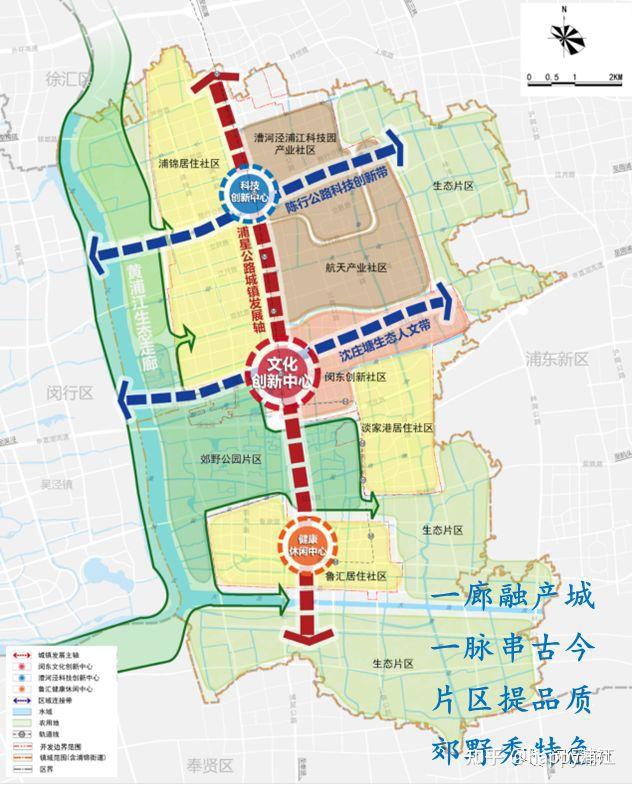 闵行区浦江新市镇总体规划暨土地利用总体规划(2017
