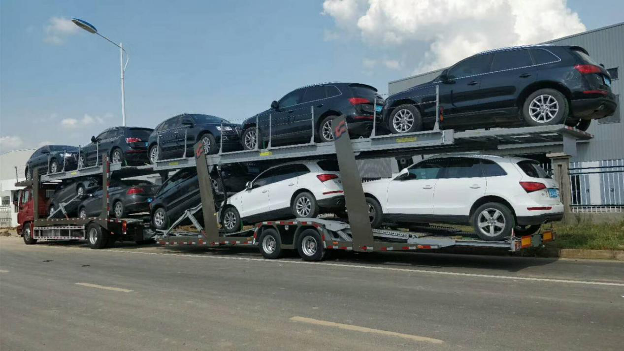 长久中置轴轿运车获湖南电视台年度物流安全品牌奖